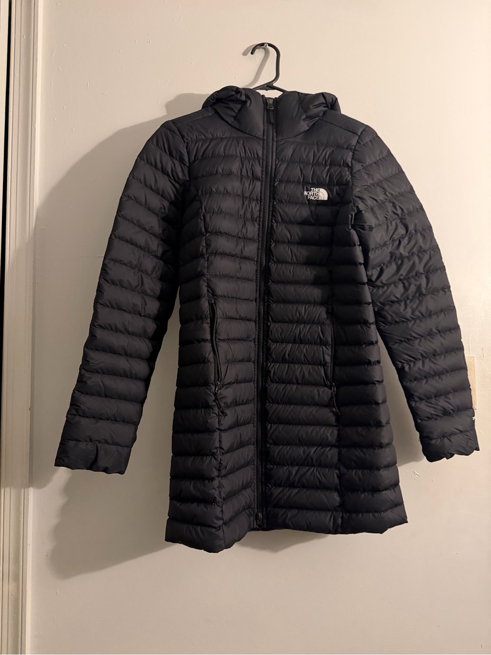 The North Face Black Girls' Hooded Packable Puffer Coat